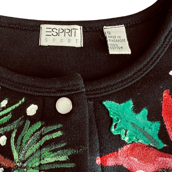 Vintage Esprit 90's Christmas Sweater Size Small - Picture 8 of 11